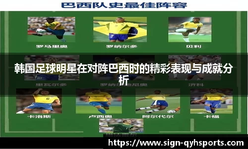 韩国足球明星在对阵巴西时的精彩表现与成就分析